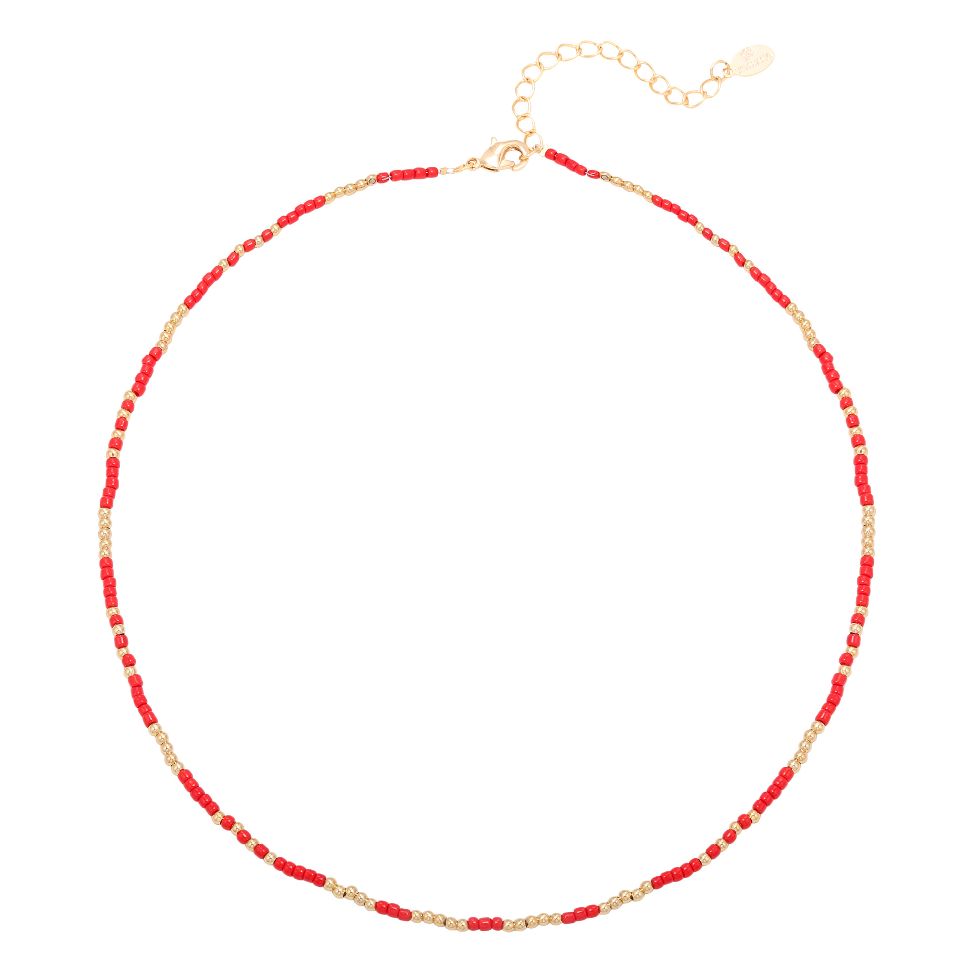 Red / Necklace Mystic Beads 