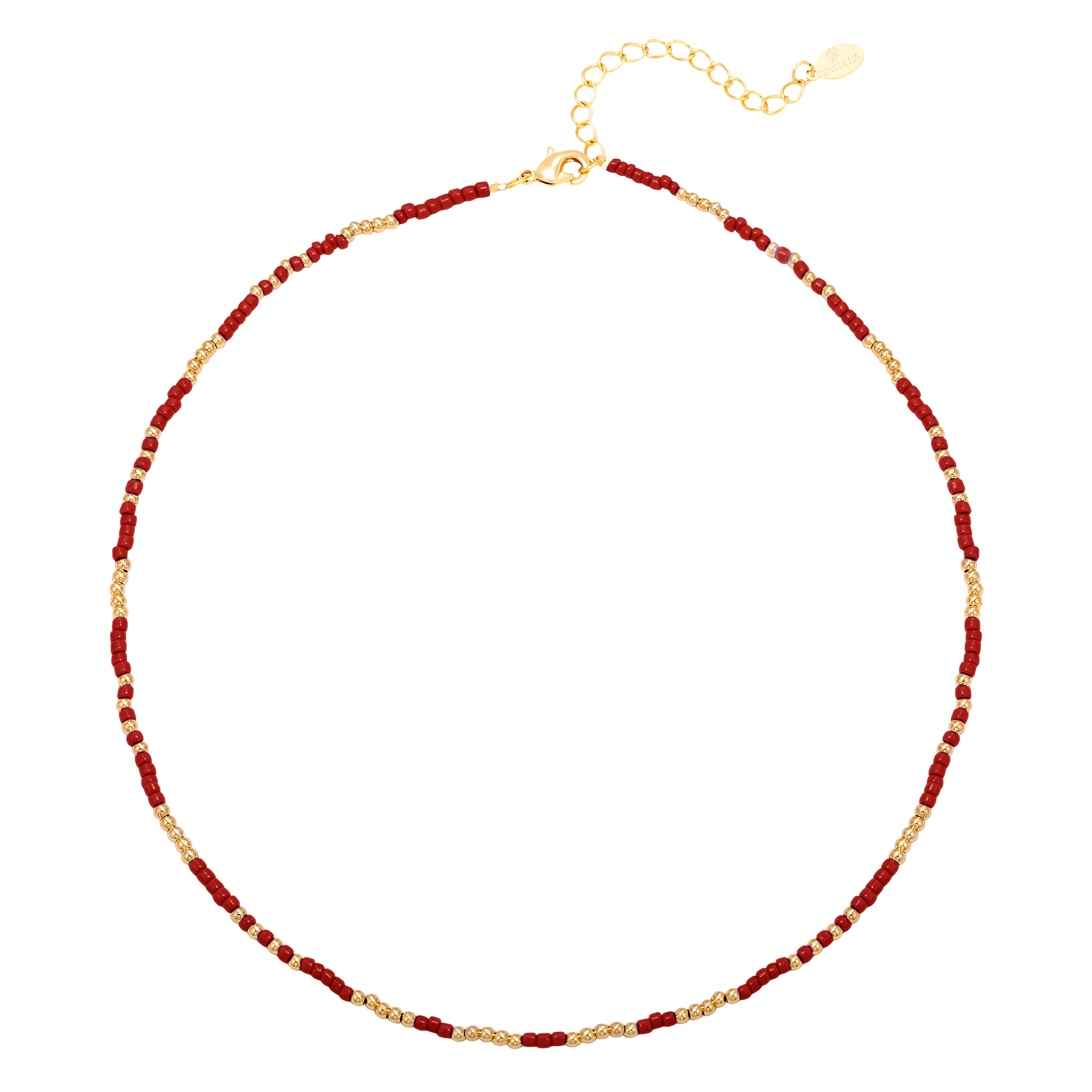 Wine Red / Necklace Mystic Beads Picture9