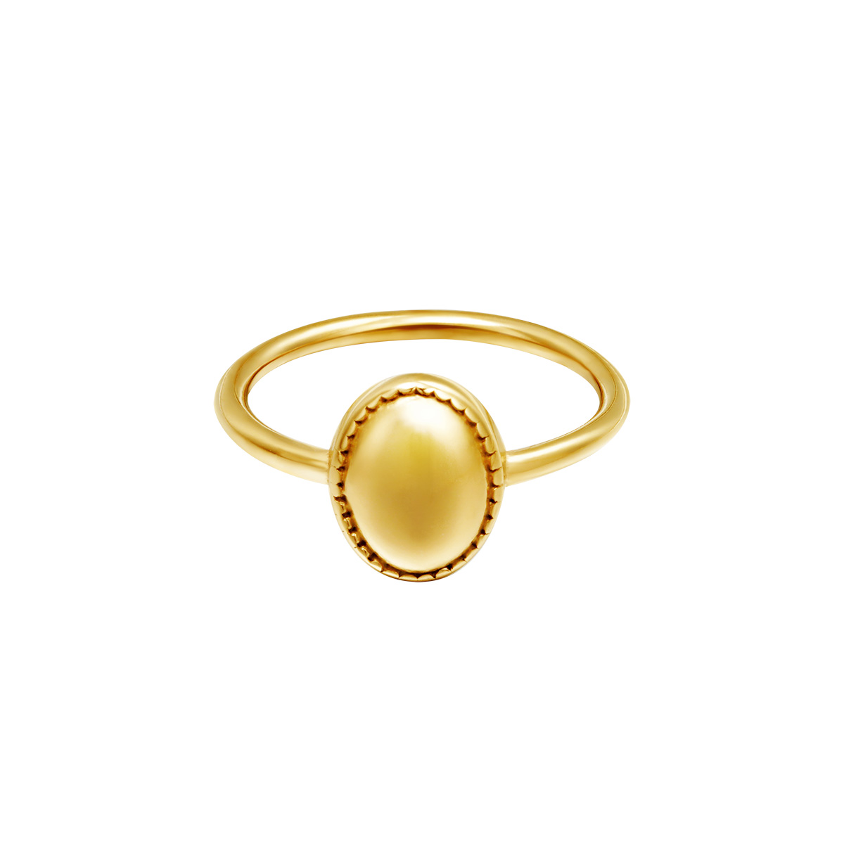 Gold / 16 / Ring Clean Oval Picture4