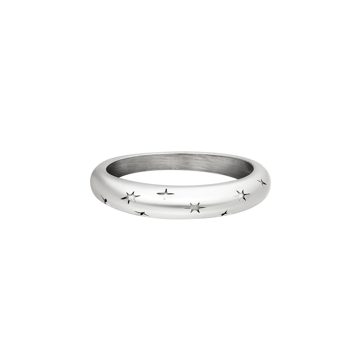 Silver / 16 / Ring Starry Sky 