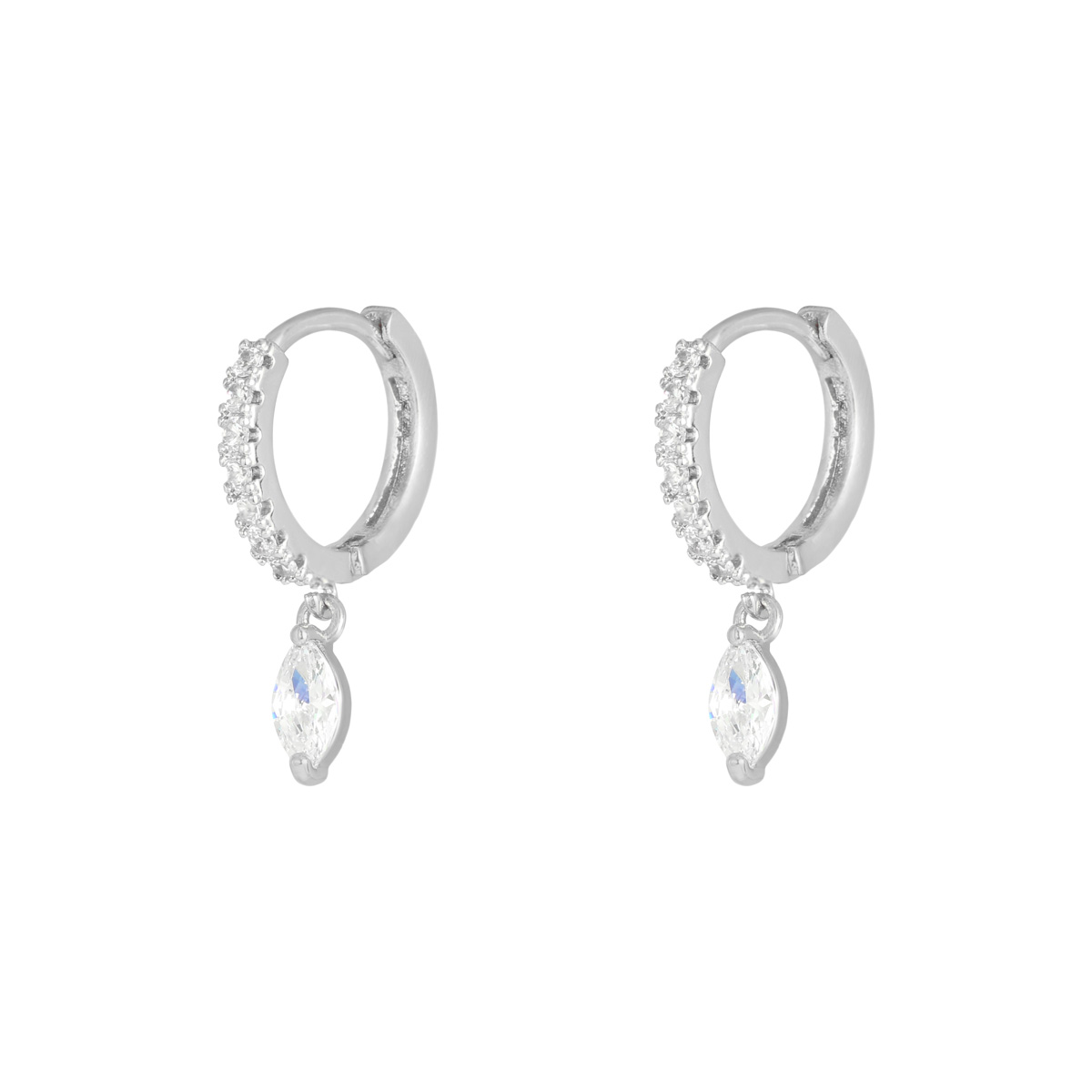 Earrings Zircon Drop h5 