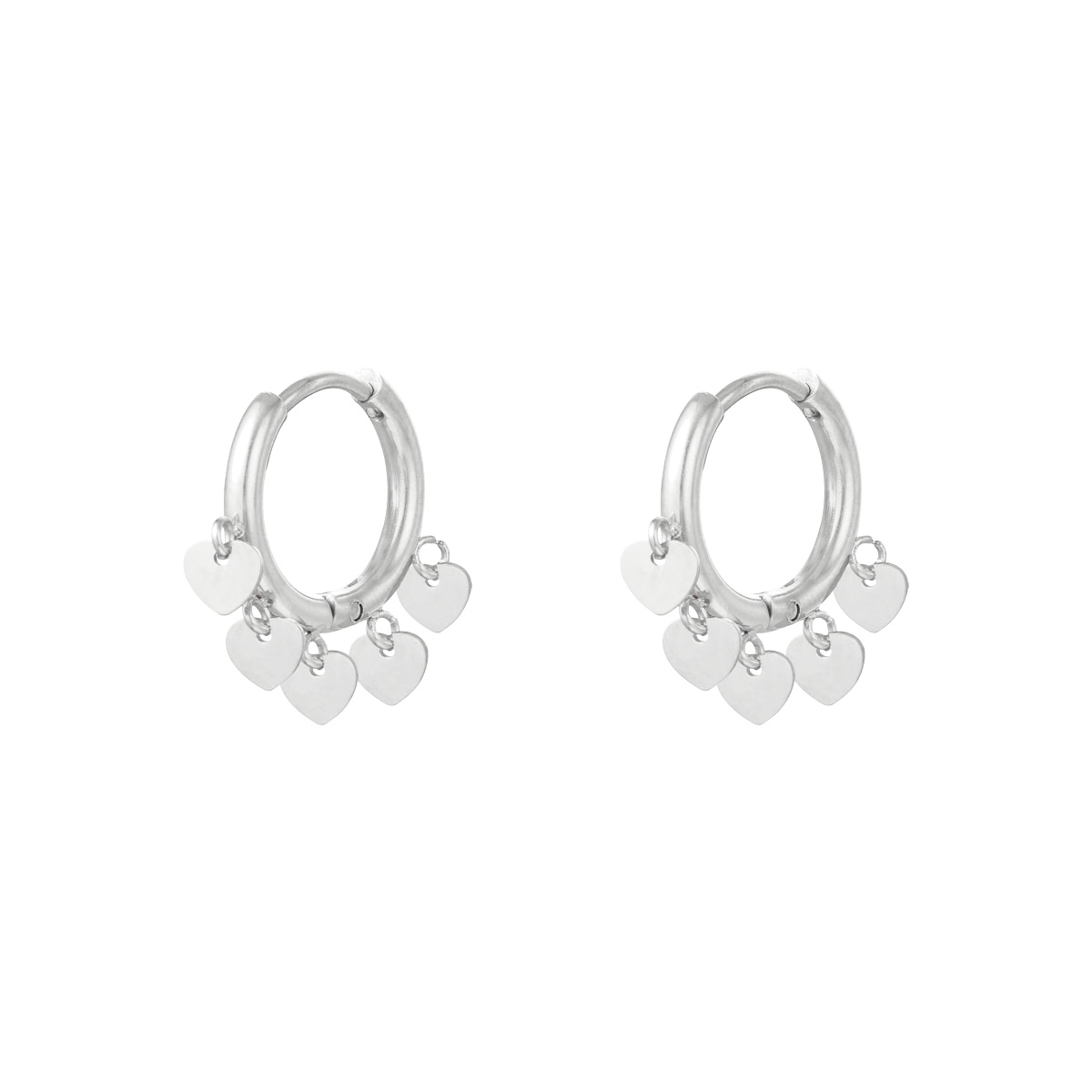 Earrings Floating Hearts h5 