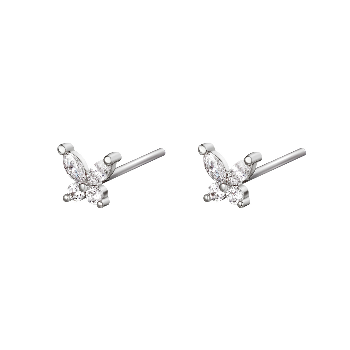 Earrings Diamond Butterfly 