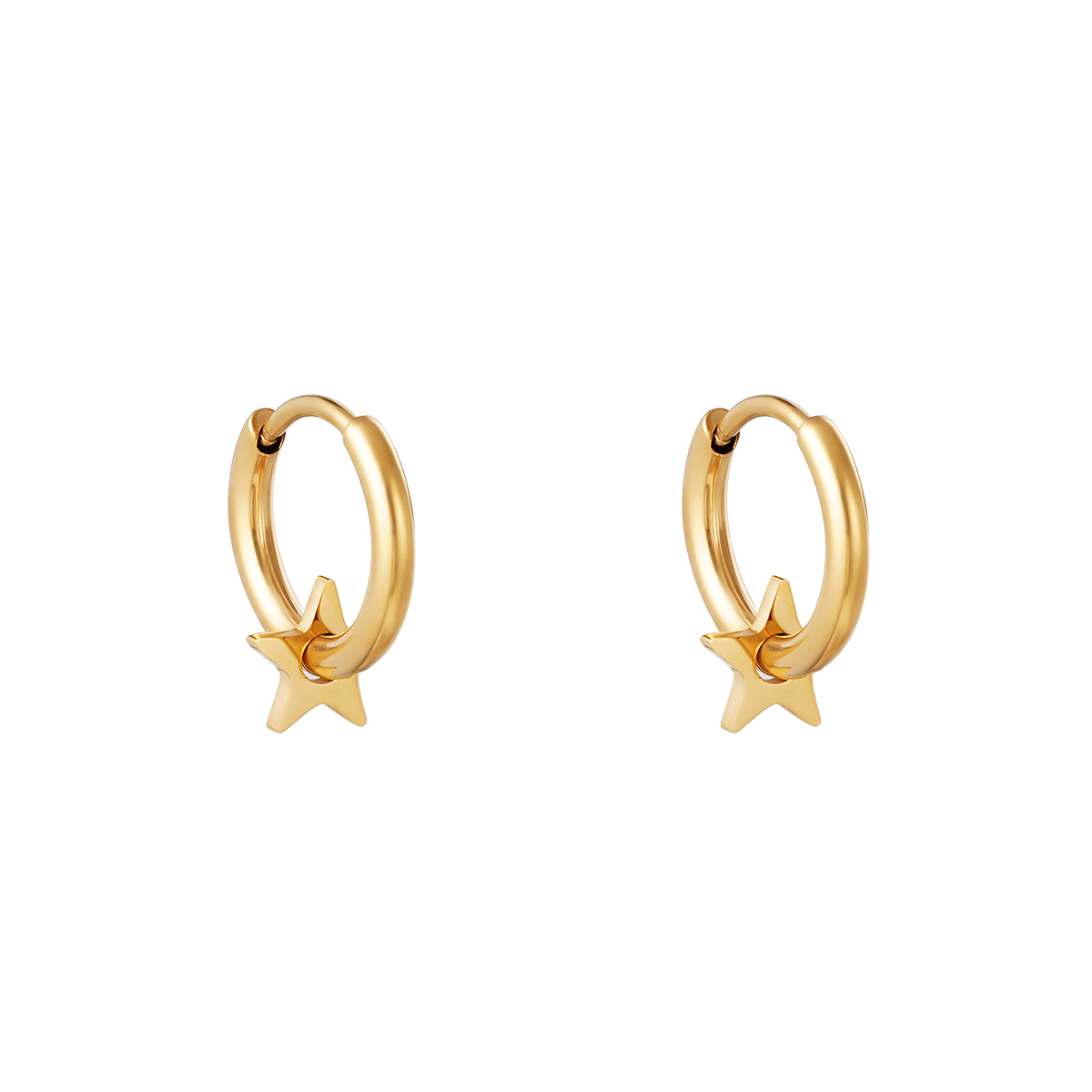 Gold / Earrings Lonely Star Picture2