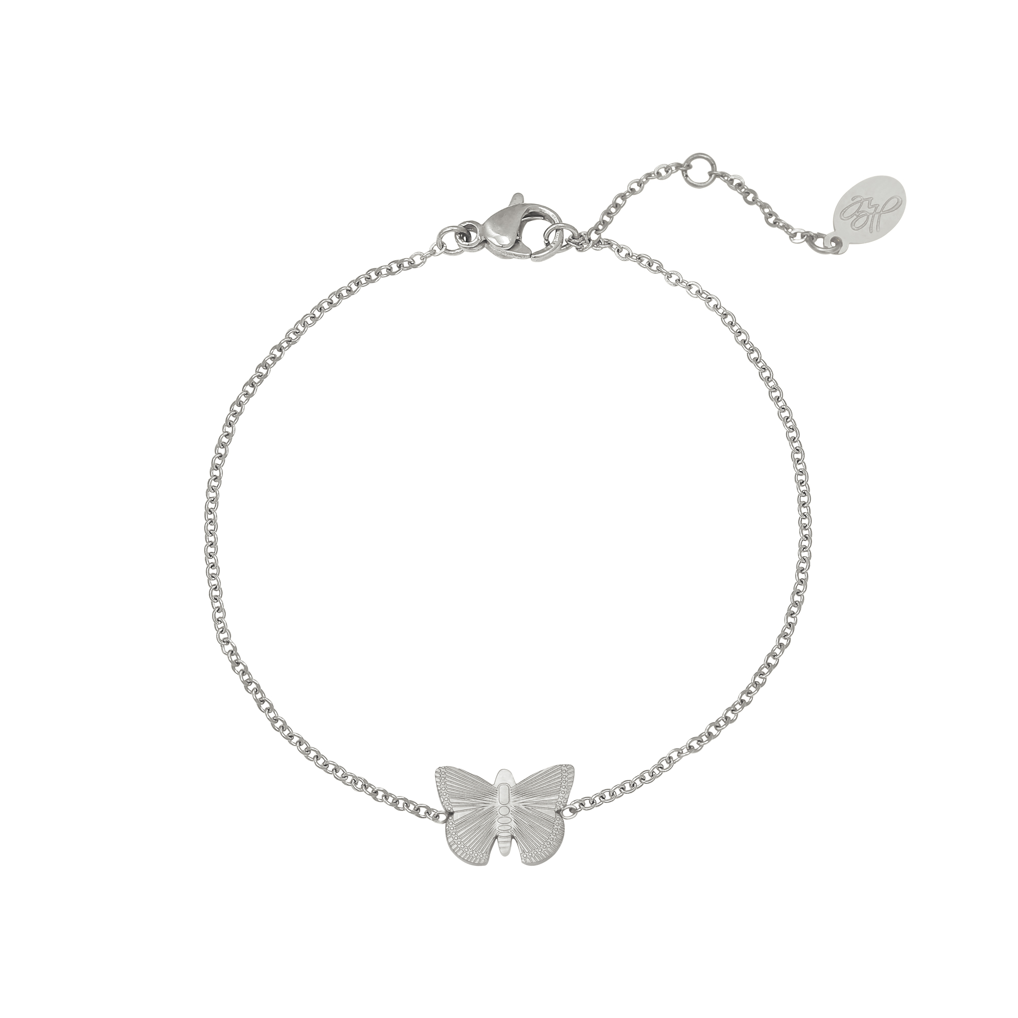 Silver / Bracelet Butterfly Picture2