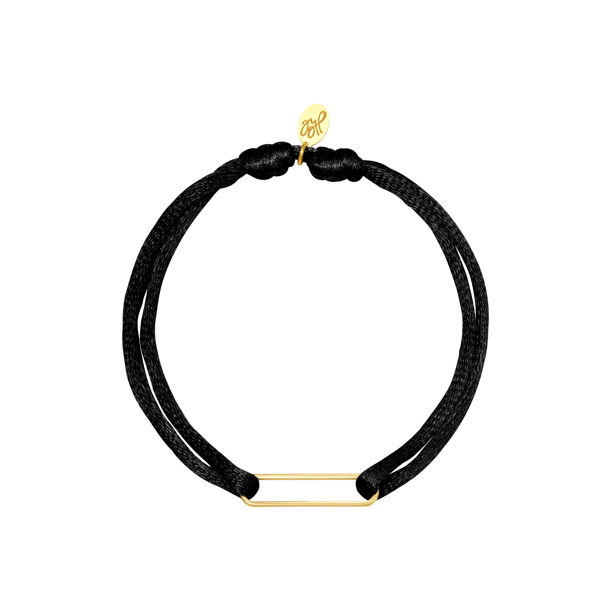 Black & Gold / Bracelet Satin Clip Picture9