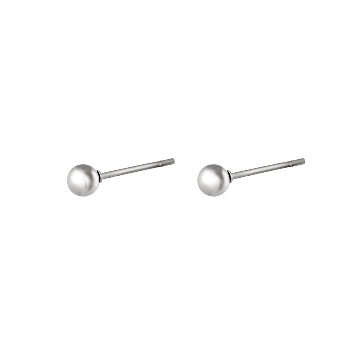 Silver / Earrings Midi Dot 