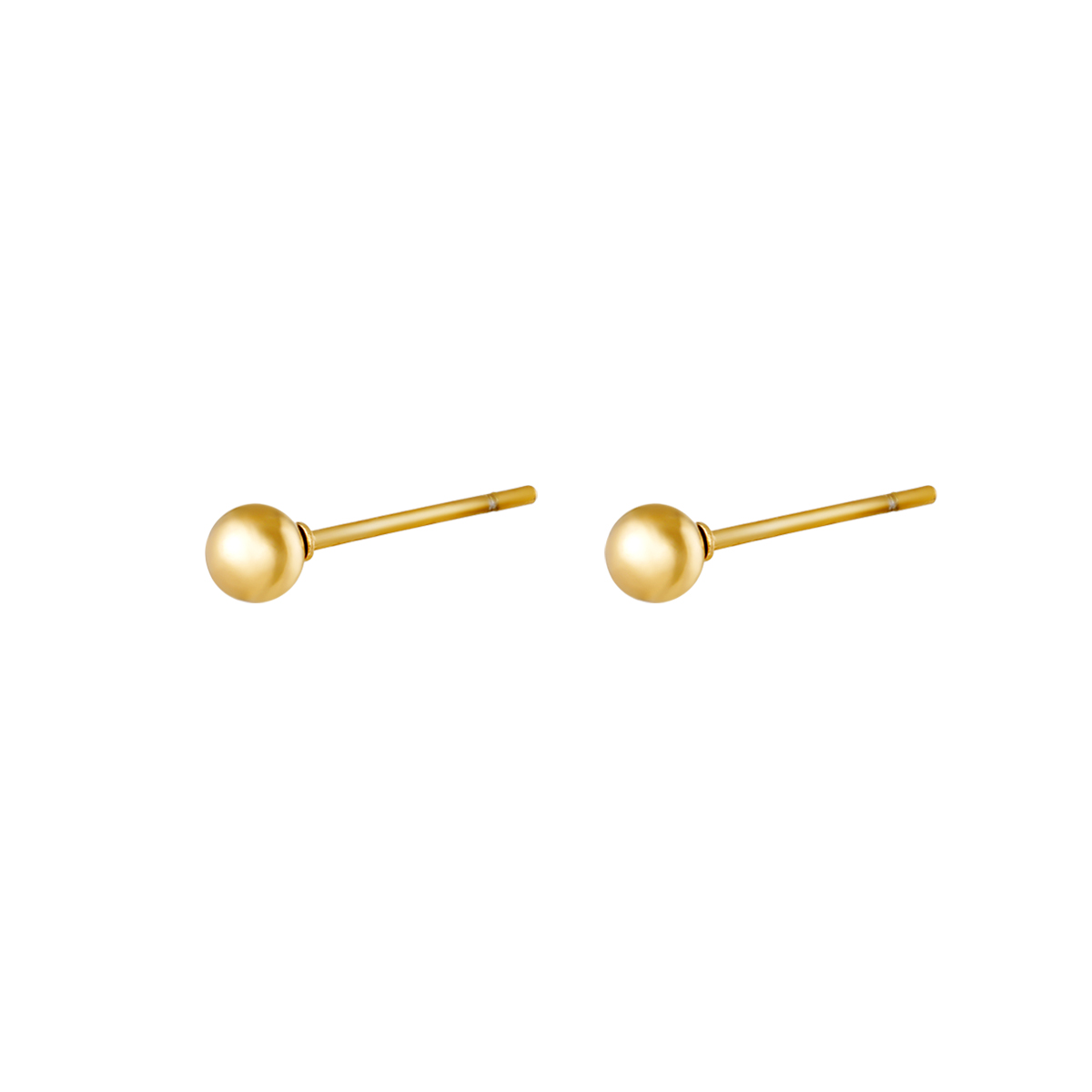 Gold / Earrings Midi Dot Picture2