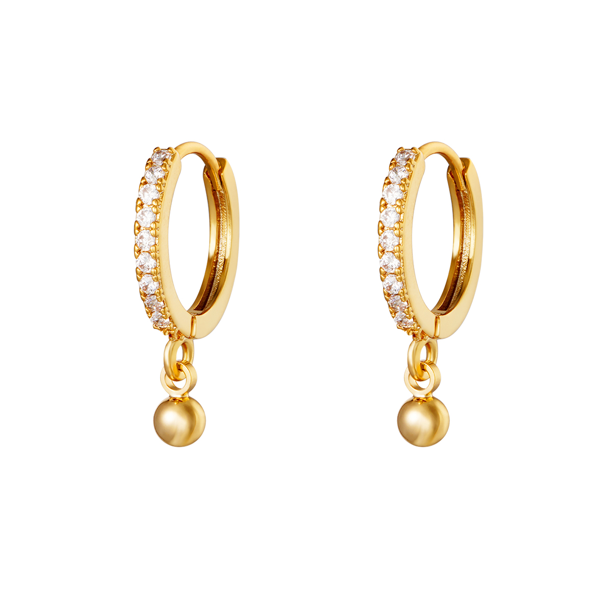 Gold / Earrings Diamond Dot 